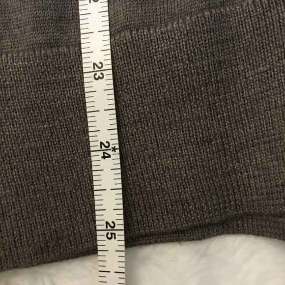 Tory Burch Grey Striped Wool Sweater - Picture 13 of 13